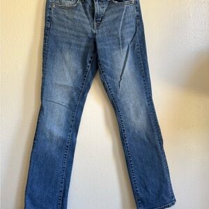 Aeropostale Women's Straight Leg Blue Jeans